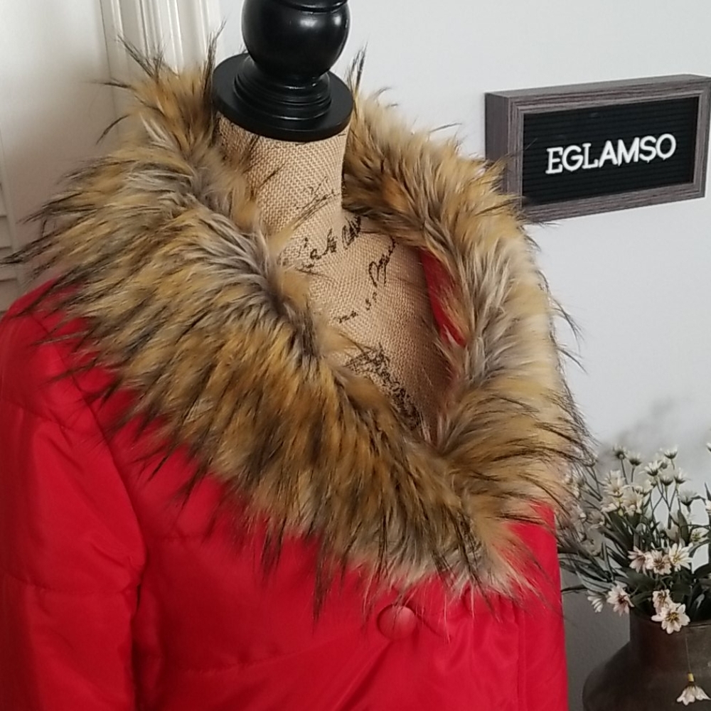 Fall/ Winter Red Puffer Jacket - image 5